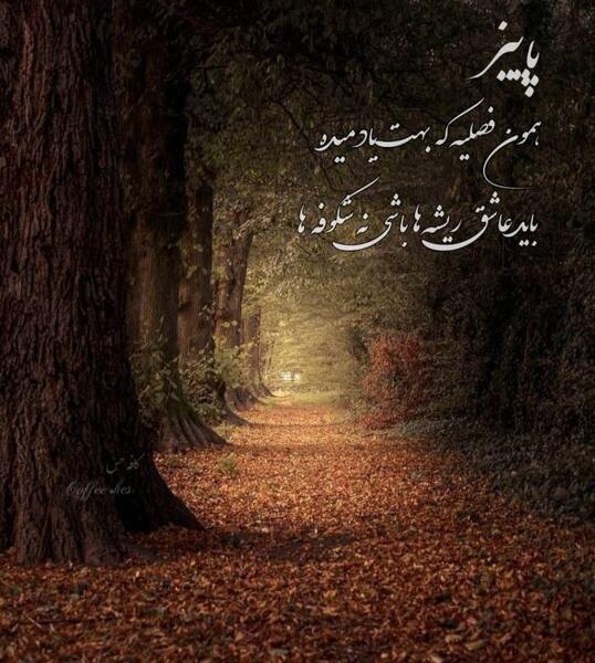 عکس نوشته های پاییزی غمگین