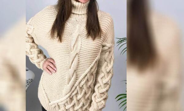 عکس ژاکت بافتنی زنانه