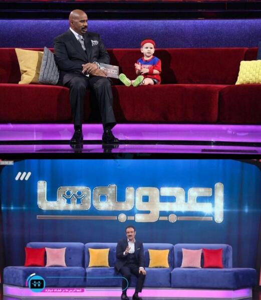 عکس مجری برنامه ی اعجوبه ها