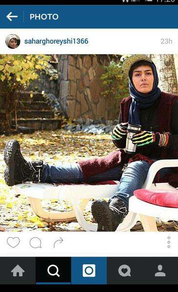 عکس ژست سحر قریشی