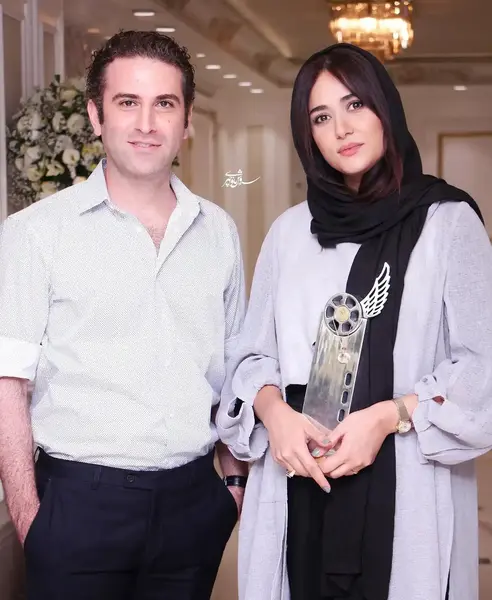 عکس پریناز ایزدیار و شوهرش