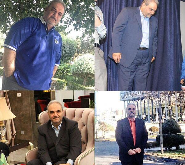 عکس لاغری جواد خیابانی