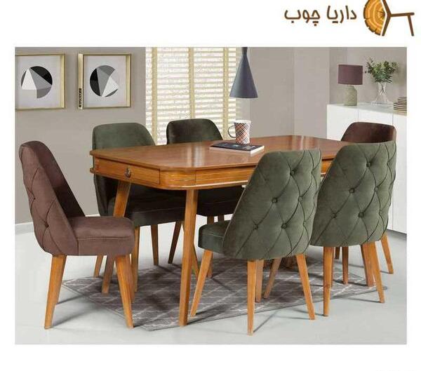 عکس میز ناهار خوری شش نفره