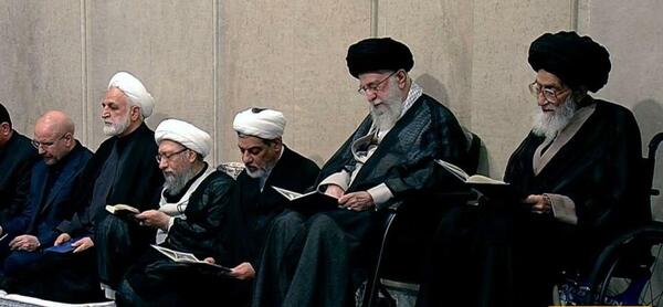 عکس رئیسی و خامنه ای و خمینی