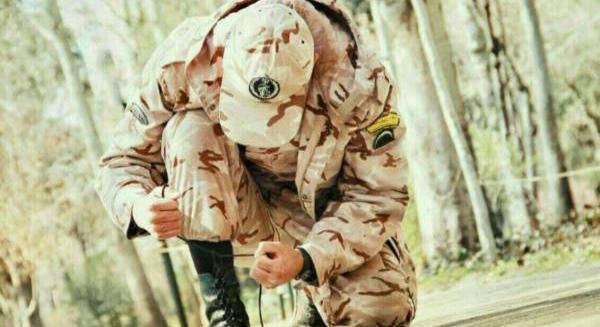 عکس نوشته سربازی برادر