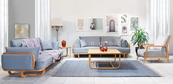 عکس مبل با پارچه لینا