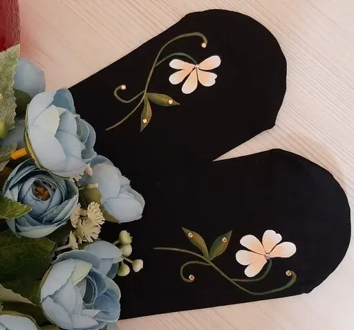عکس نقاشی جوراب ساده