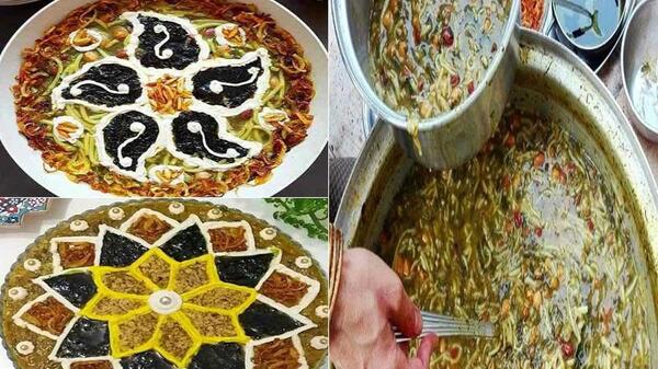 عکس یک کاسه آش رشته
