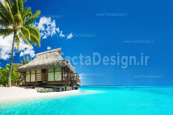 عکس کلبه کنار دریا