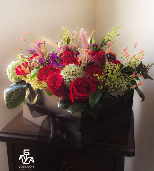 عکس گل رز زنبوری