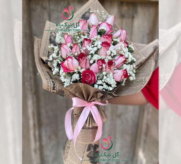 عکس گل رز زنبوری