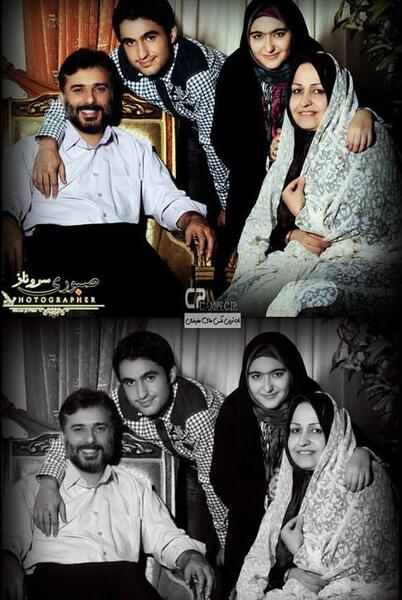 عکس سید جواد هاشمی با خانواده
