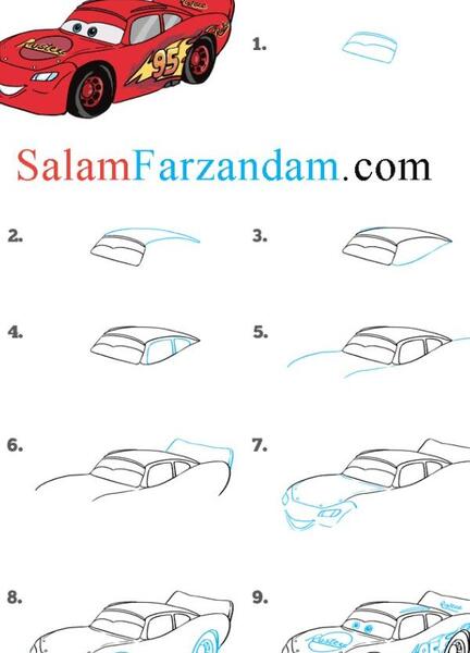 عکس نقاشی ساده مک کویین