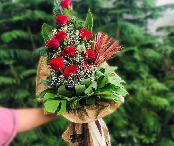 عکس کادو دسته گل
