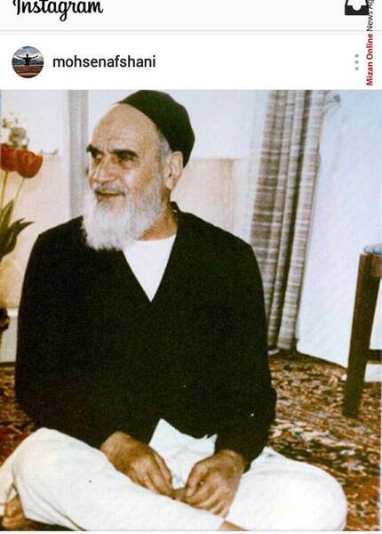 عکس جالب خمینی