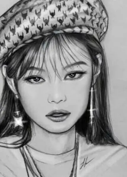 عکس بلک پینک برای نقاشی