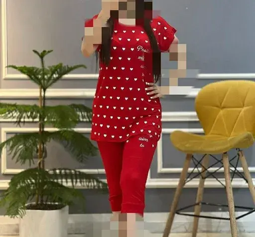 عکس تاپ شلوارک راحتی