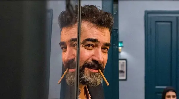 عکس سیگار شهاب حسینی در گناه فرشته