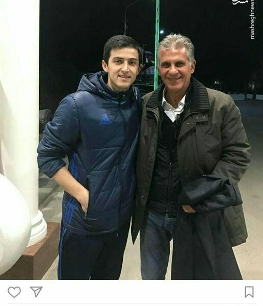عکس پروفایل اینستاگرام سردار آزمون