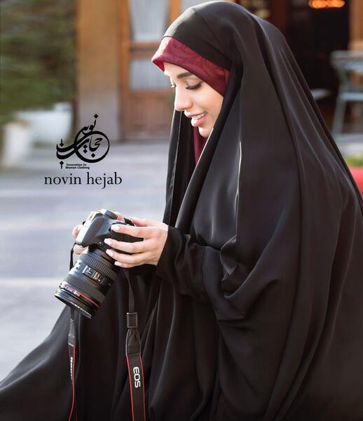 عکس تصویر چادر صدفی