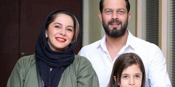 عکس پژمان بازغی با مادرش