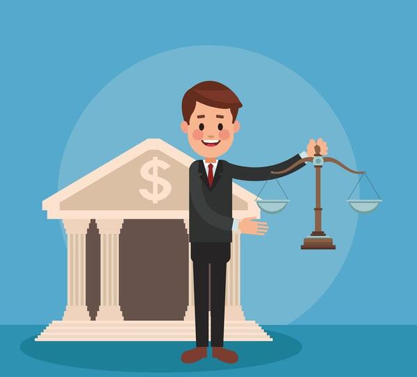 عکس کارتونی وکیل