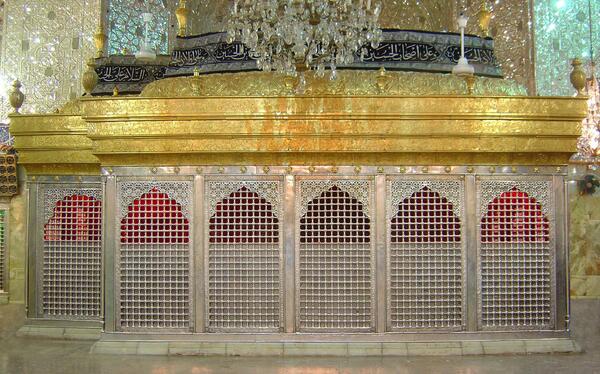 عکس امام حسین قبر