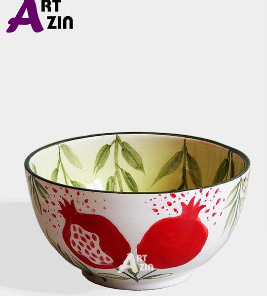 عکس نقاشی روی سفال طرح ماهی