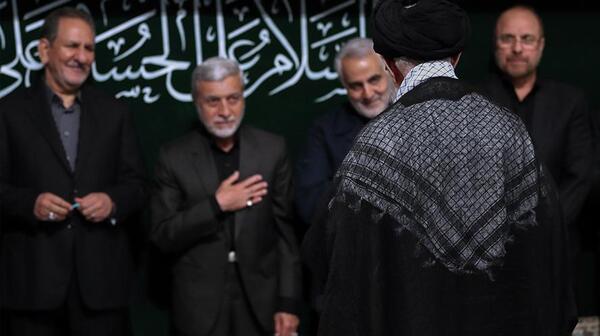 عکس قاسم سلیمانی و رهبر