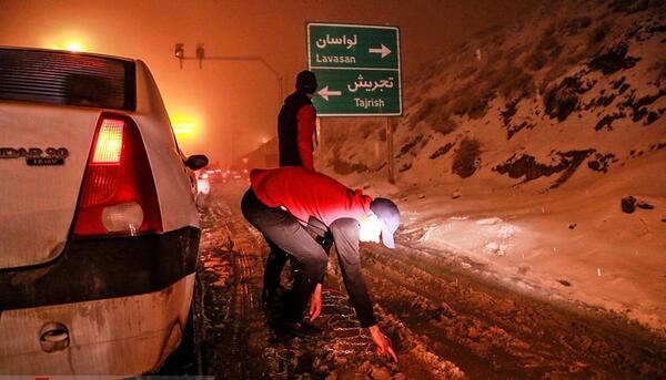 عکس جاده لواسان