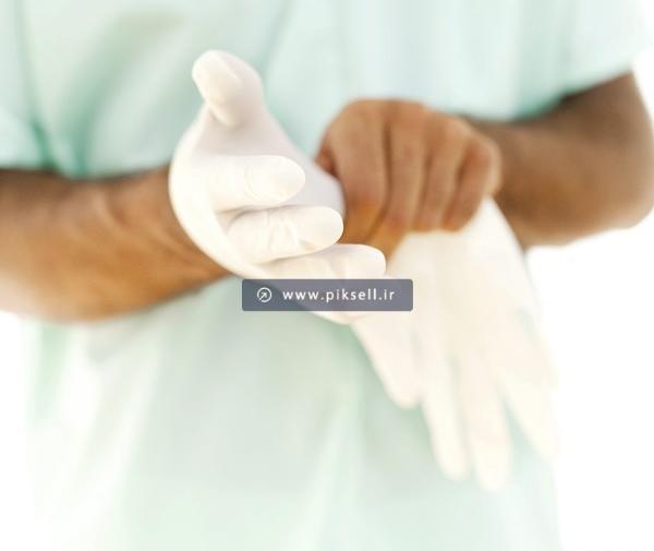 عکس دستکش جراحی