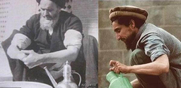 عکس سلیمانی و احمد شاه مسعود