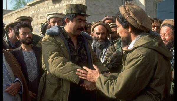 عکس سلیمانی و احمد شاه مسعود