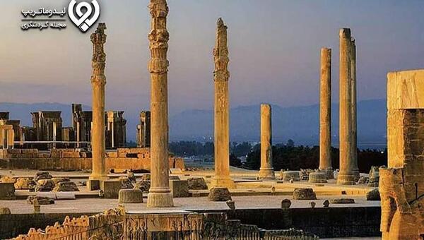 عکس تخت جمشید قبل از خراب شدن