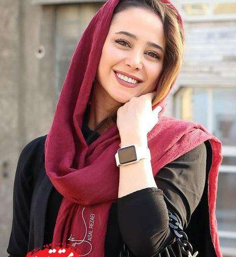 عکس الناز حبیبی و پدرش