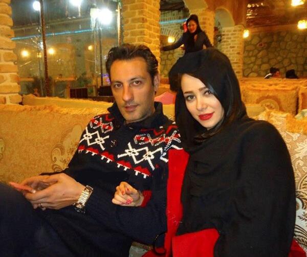 عکس الناز حبیبی و پدرش