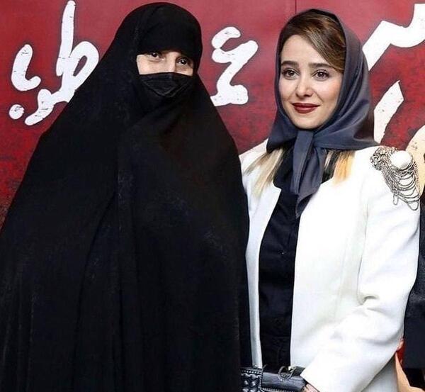 عکس الناز حبیبی و پدرش