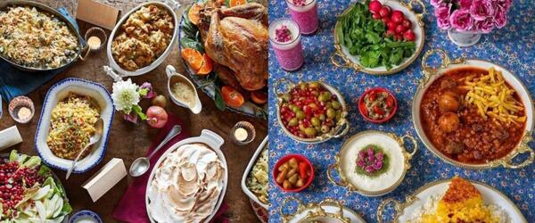عکس ایده برای میز شام عروس و داماد