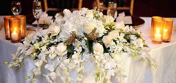 عکس ایده برای میز شام عروس و داماد