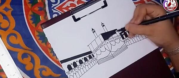 عکس تصویر نقاشی خانه خدا