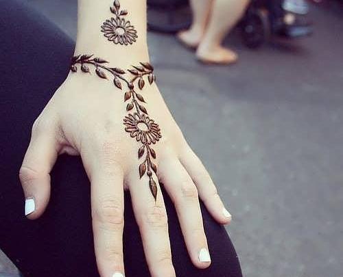 عکس حنا روی دست اسان
