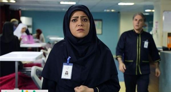 عکس ساناز در سریال پرستاران