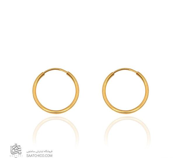عکس گوشواره حلقه ای طلا