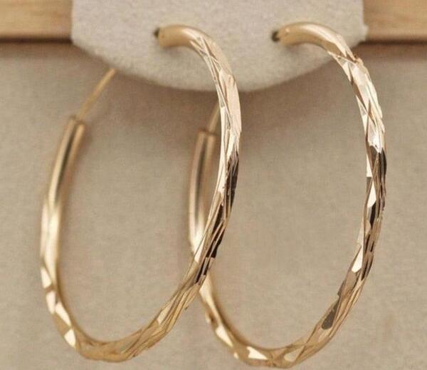 عکس گوشواره حلقه ای طلا