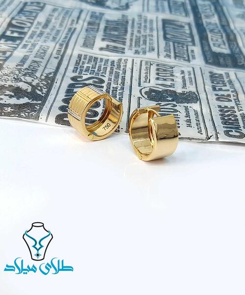 عکس گوشواره حلقه ای طلا