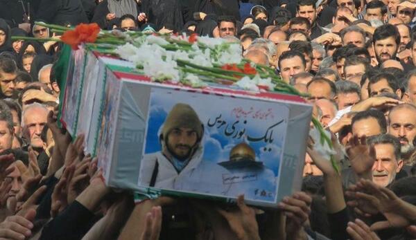 عکس جنازه بابک نوری هریس