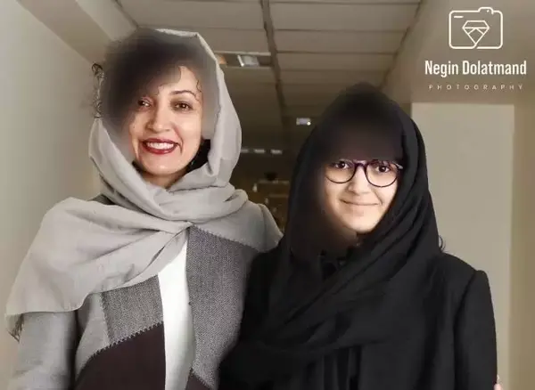 عکس نگار عابدی و شوهر