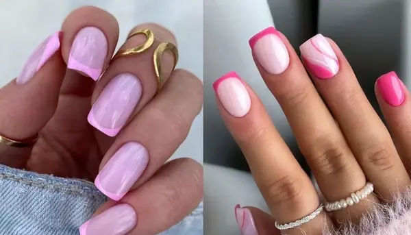 عکس مدل فرنچ ناخن زنانه