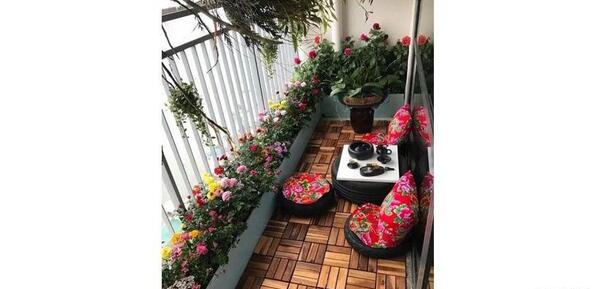 عکس ایده برای تراس خانه