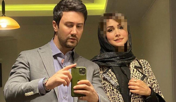 عکس همسر شاهرخ استخری سپیده بزمی پور